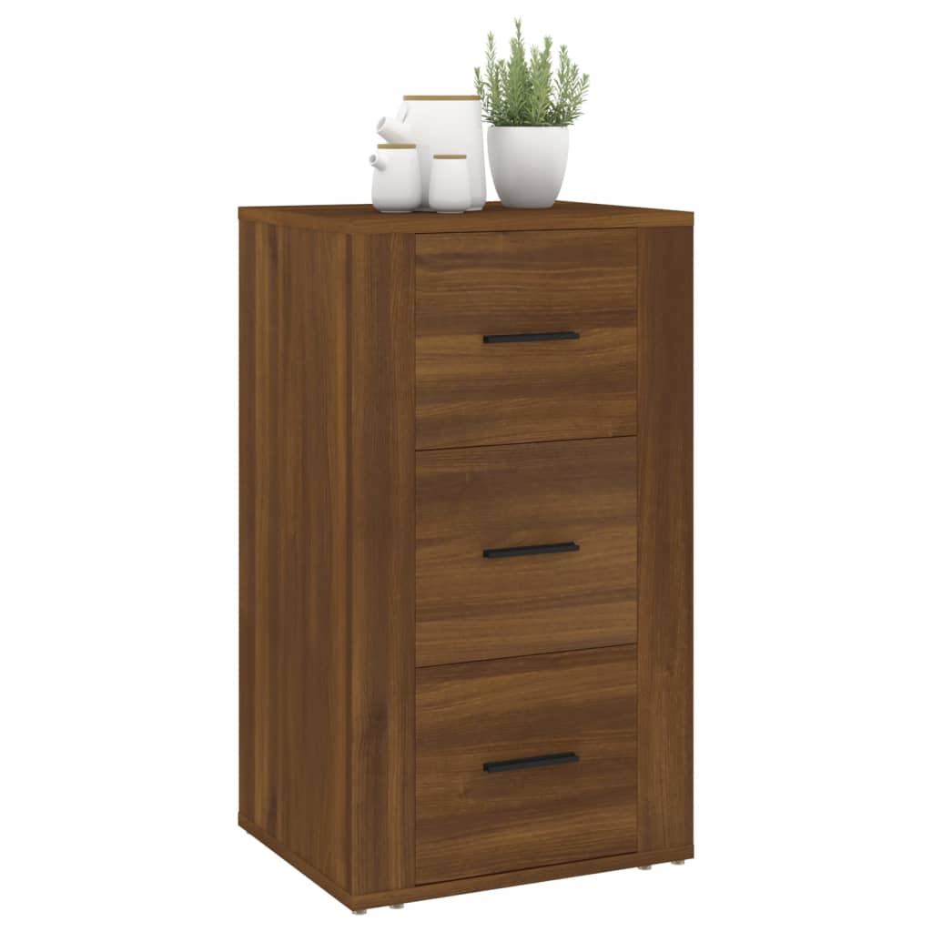 Skænk Brun Eg Look 40x33x70 cm Træmateriale