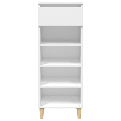 Schuhschrank Weiß 40x36x105 cm Holzwerkstoff