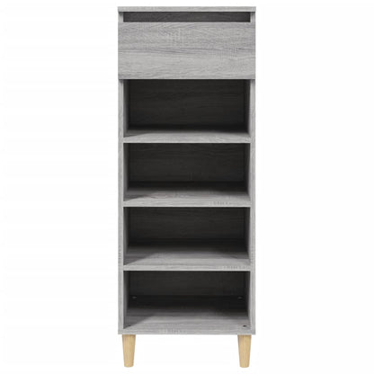 Schuhschrank Grau Sonoma 40x36x105 cm Holzwerkstoff