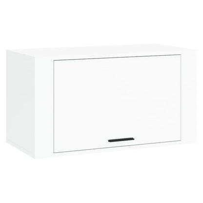 Wand-Schuhschrank Hochglanz-Weiß 70x35x38 cm Holzwerkstoff
