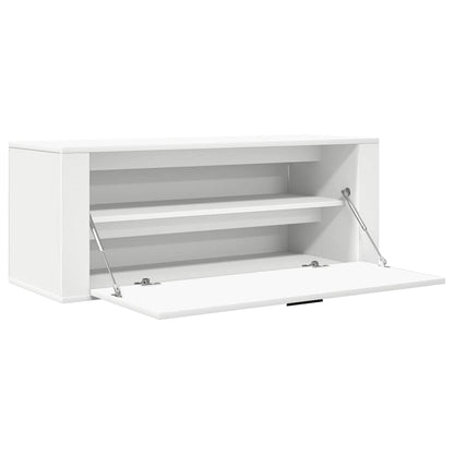 Wand-Schuhschrank Weiß 100x35x38 cm Holzwerkstoff