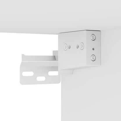 Wand-Schuhschrank Weiß 100x35x38 cm Holzwerkstoff
