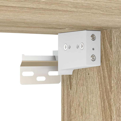 Wand-Schuhschrank Sonoma-Eiche 100x35x38 cm Holzwerkstoff