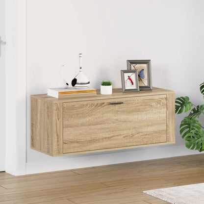 Wand-Schuhschrank Sonoma-Eiche 100x35x38 cm Holzwerkstoff
