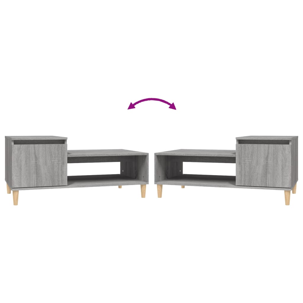 Couchtisch Grau Sonoma 100x50x45 cm Holzwerkstoff