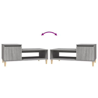 Couchtisch Grau Sonoma 100x50x45 cm Holzwerkstoff