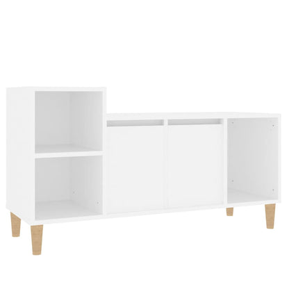 TV-skab Hvid 100x35x55 cm Træ Materiale