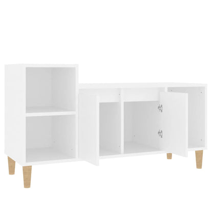 TV-skab Hvid 100x35x55 cm Træ Materiale