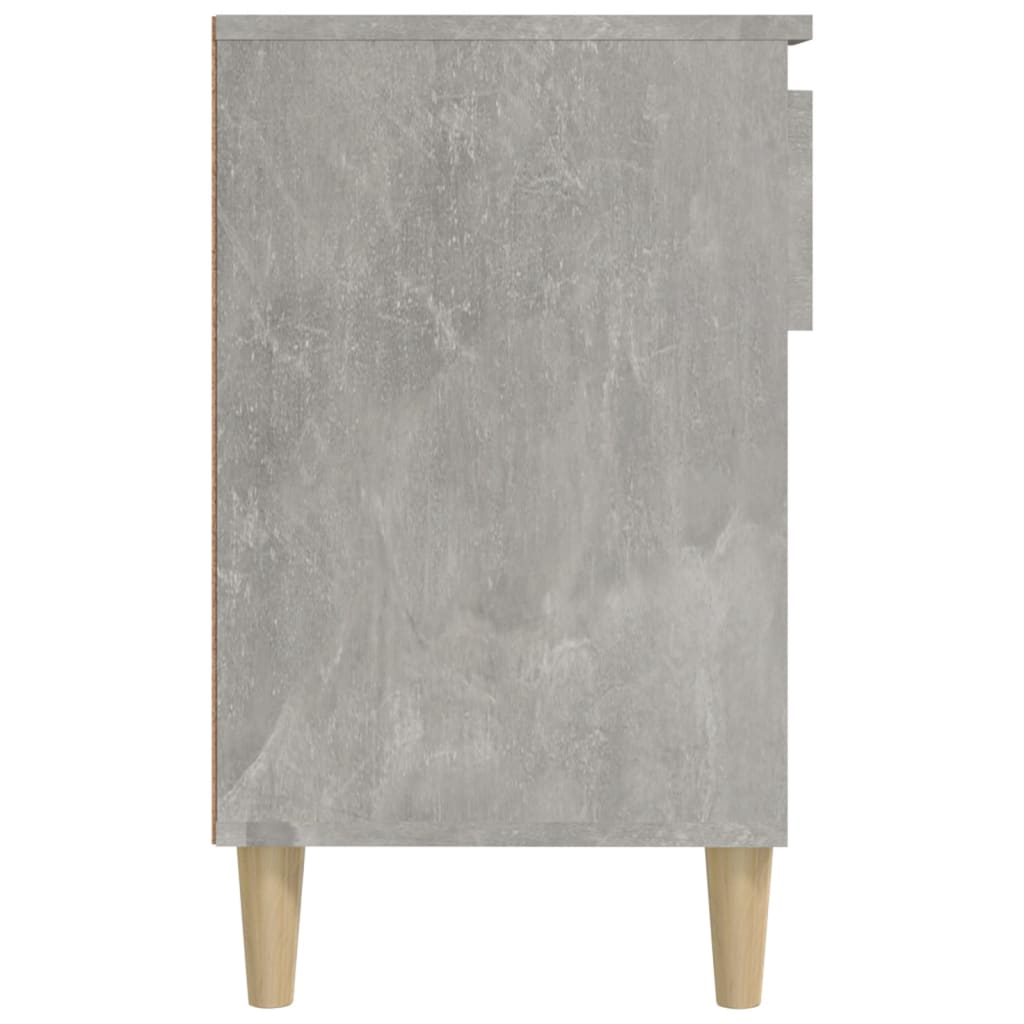 Schuhregal Betongrau 102x36x60 cm Holzwerkstoff