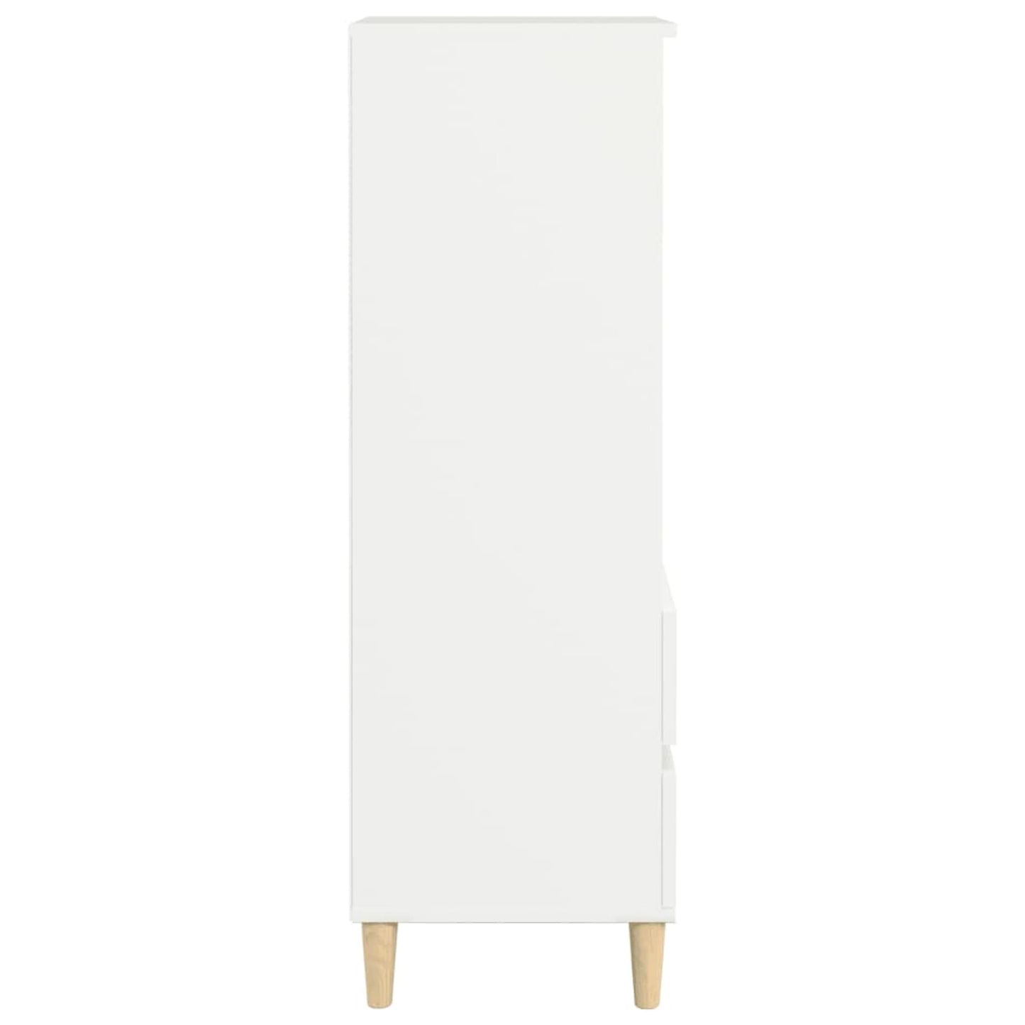 Highboard Weiß 40x36x110 cm Holzwerkstoff