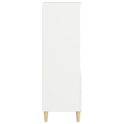 Highboard Weiß 40x36x110 cm Holzwerkstoff
