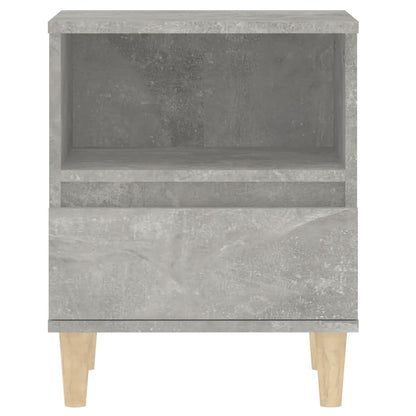 Nachttische 2 Stk. Betongrau 40x35x50 cm