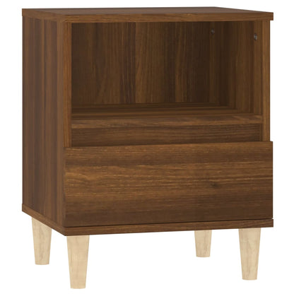 Nachttische 2 Stk. Braun Eichen-Optik 40x35x50 cm