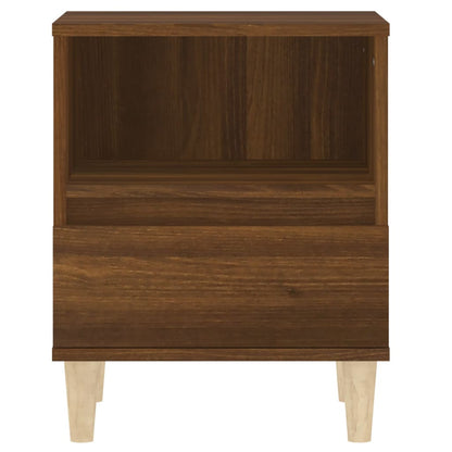Nachttische 2 Stk. Braun Eichen-Optik 40x35x50 cm