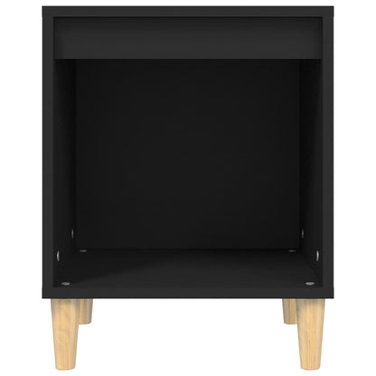 Nachttisch Schwarz 40x35x50 cm Holzwerkstoff