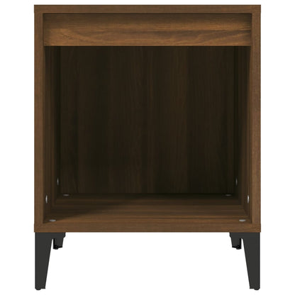Nachttische 2 Stk. Braun Eichen-Optik 40x35x50 cm