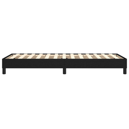 Boxspringbettgestell Schwarz 80x200 cm Stoff