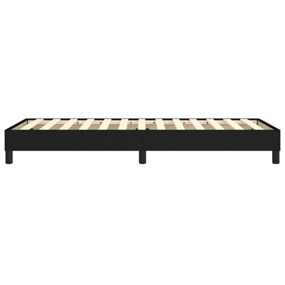 Boxspringbettgestell Schwarz 90x190 cm Stoff