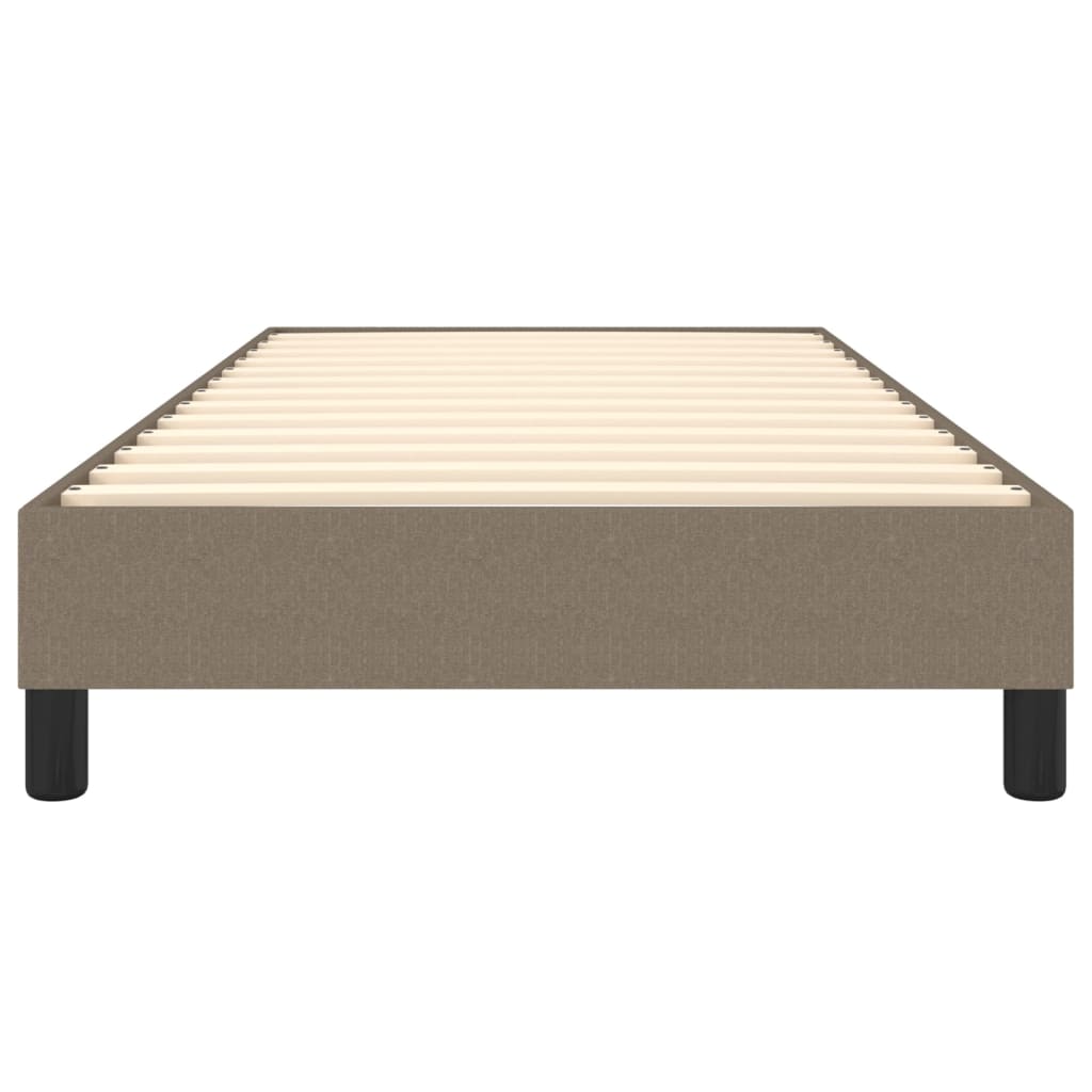 Boxspringbettgestell Taupe 90x190 cm Stoff