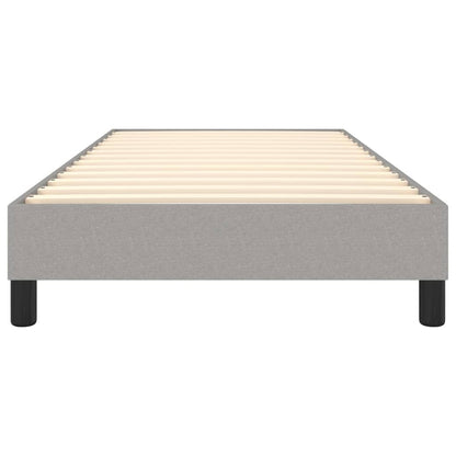 Boxspringbettgestell Hellgrau 90x200 cm Stoff