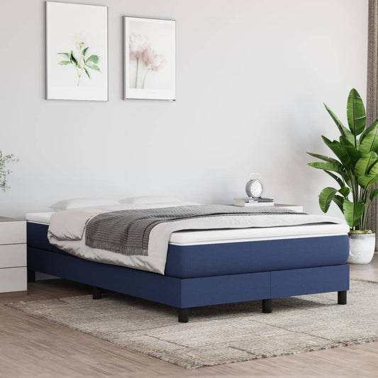 Boxspringbettgestell Blau 120x200 cm Stoff