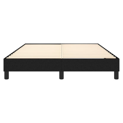 Boxspringbettgestell Schwarz 140x200 cm Stoff