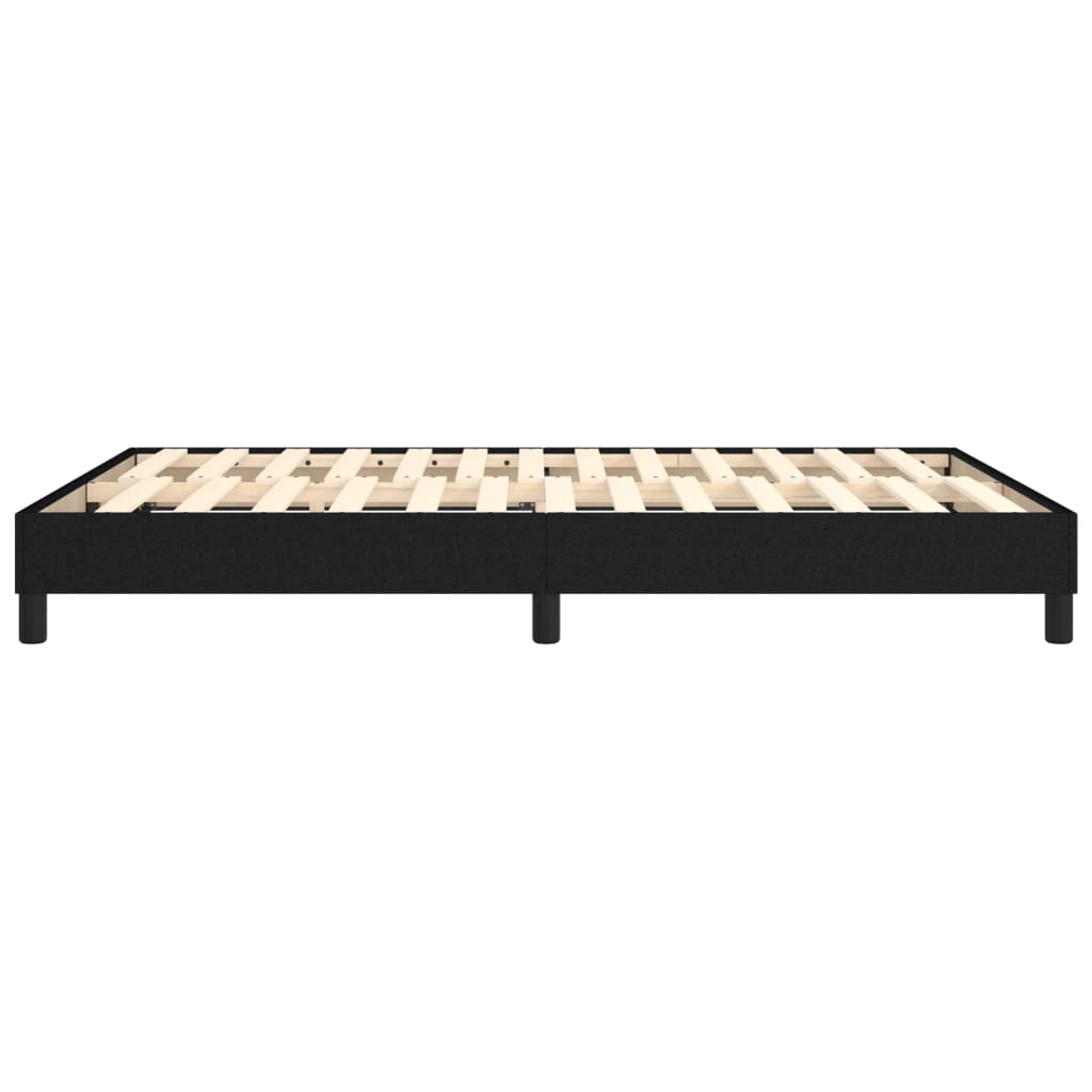 Boxspringbettgestell Schwarz 140x200 cm Stoff