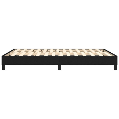 Boxspringbettgestell Schwarz 140x200 cm Stoff