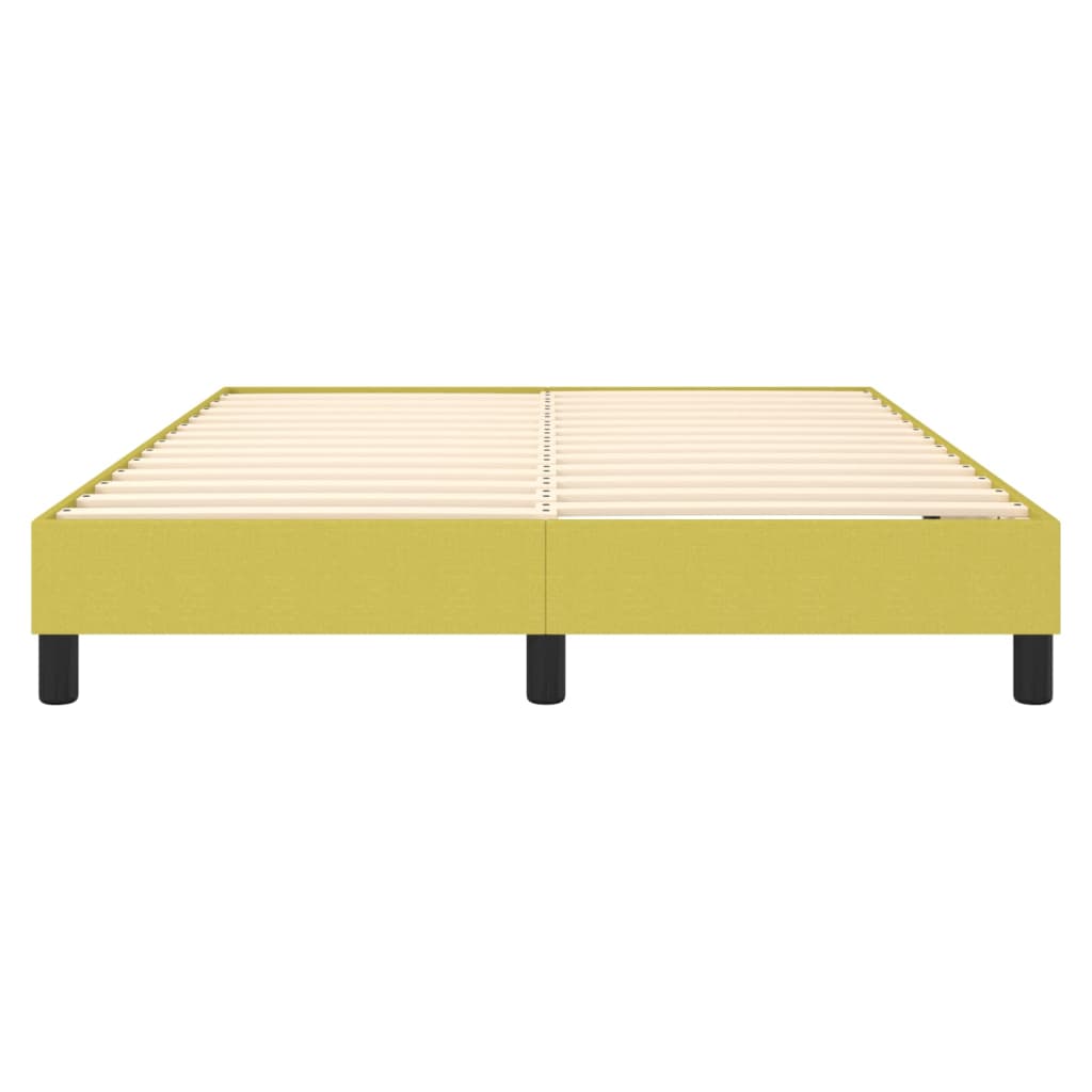 Boxspringbettgestell Grün 140x200 cm Stoff
