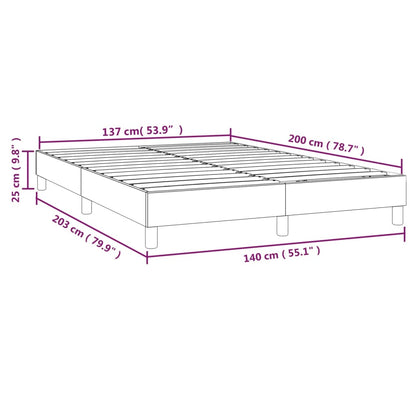 Boxspringbettgestell Grün 140x200 cm Stoff