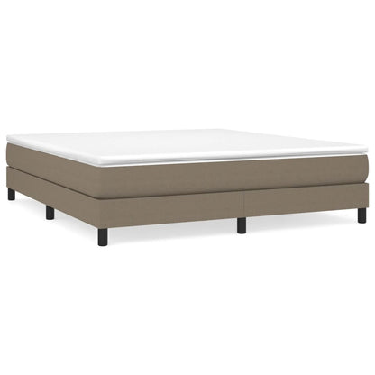 Boxspringbettgestell Taupe 160x200 cm Stoff