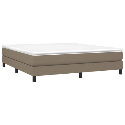 Boxspringbettgestell Taupe 160x200 cm Stoff