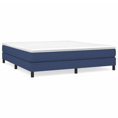 Boxspringbettgestell Blau 180x200 cm Stoff