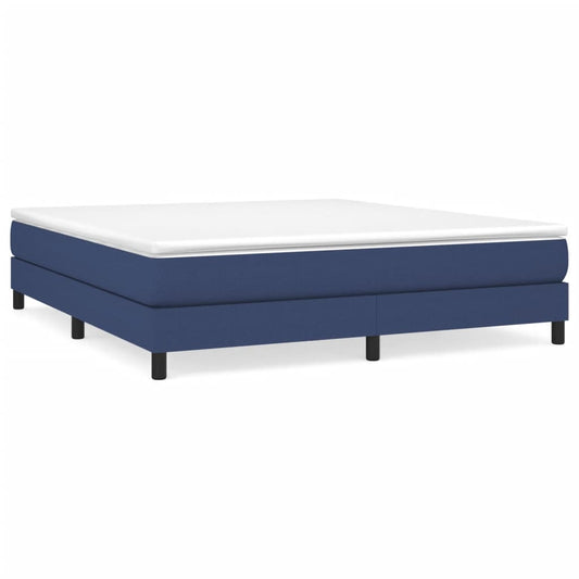 Boxspringbettgestell Blau 180x200 cm Stoff