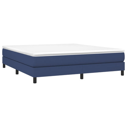 Boxspringbettgestell Blau 180x200 cm Stoff