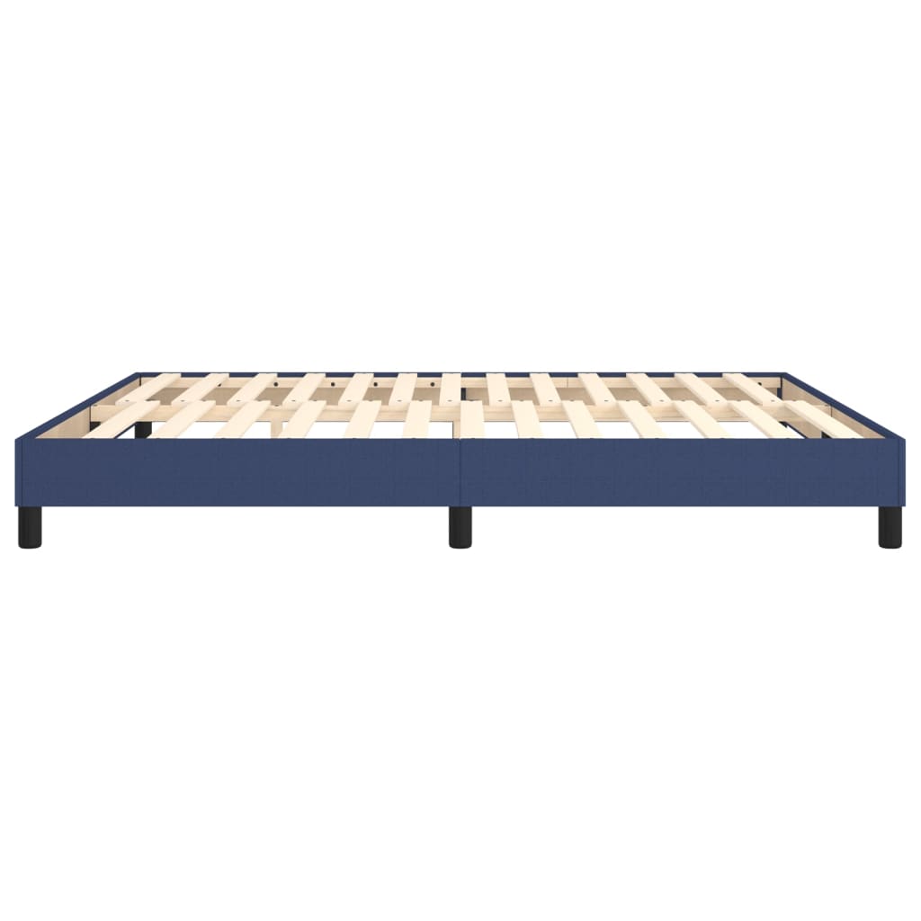 Boxspringbettgestell Blau 180x200 cm Stoff