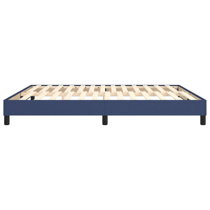 Boxspringbettgestell Blau 180x200 cm Stoff