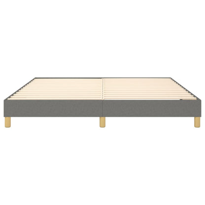 Boxspringbettgestell Dunkelgrau 160x200 cm Stoff
