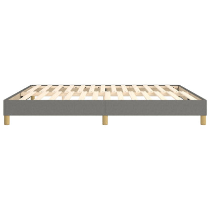 Boxspringbettgestell Dunkelgrau 160x200 cm Stoff