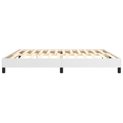 Boxspringbettgestell Weiß 200x200 cm Kunstleder