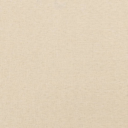 Boxspringbettgestell Creme 120x200 cm Stoff