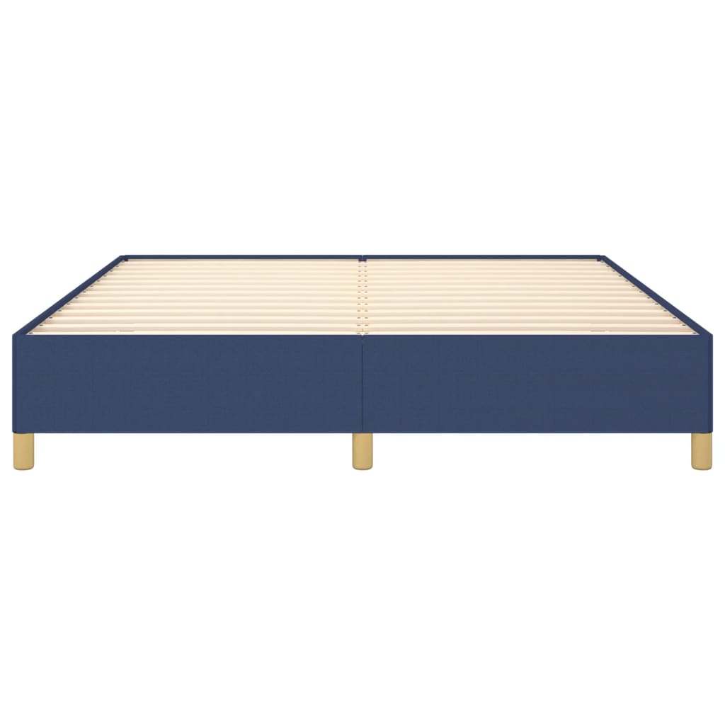 Boxspringbettgestell Blau 160x200 cm Stoff