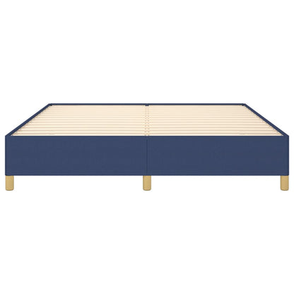 Boxspringbettgestell Blau 160x200 cm Stoff