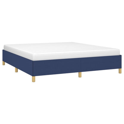 Boxspringbettgestell Blau 180x200 cm Stoff