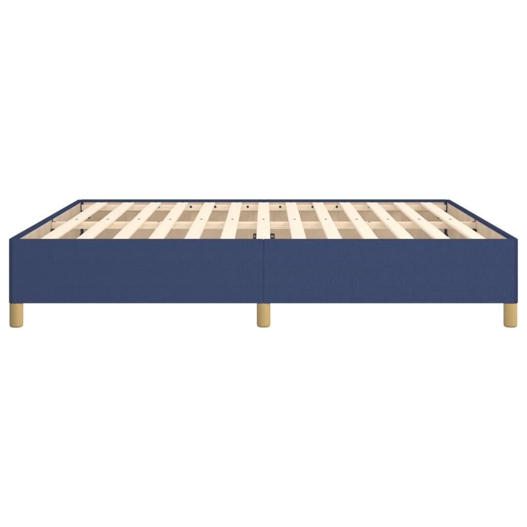 Boxspringbettgestell Blau 180x200 cm Stoff