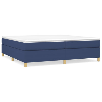 Boxspringbettgestell Blau 200x200 cm Stoff