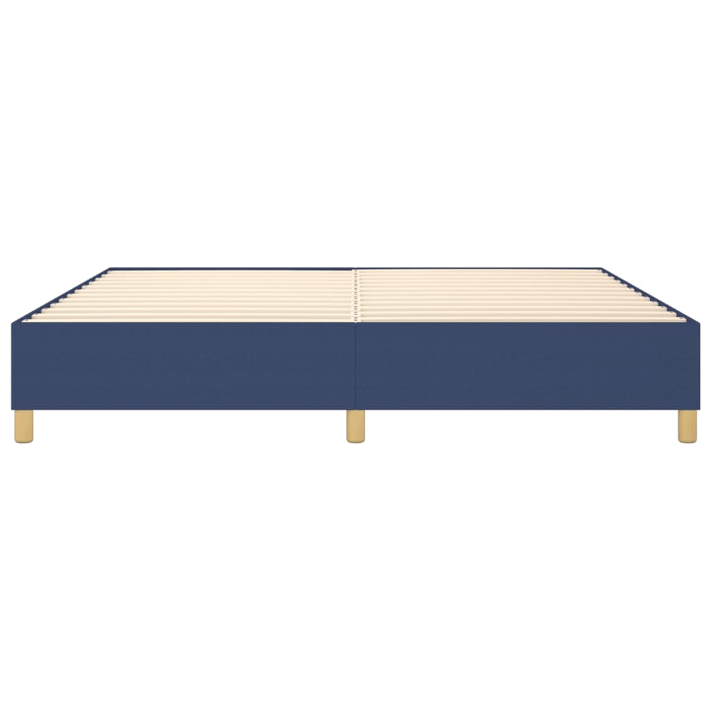 Boxspringbettgestell Blau 200x200 cm Stoff