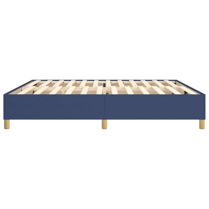 Boxspringbettgestell Blau 200x200 cm Stoff
