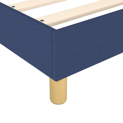 Boxspringbettgestell Blau 200x200 cm Stoff