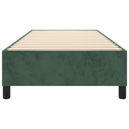 Boxspringbettgestell Dunkelgrün 80x200 cm Samt